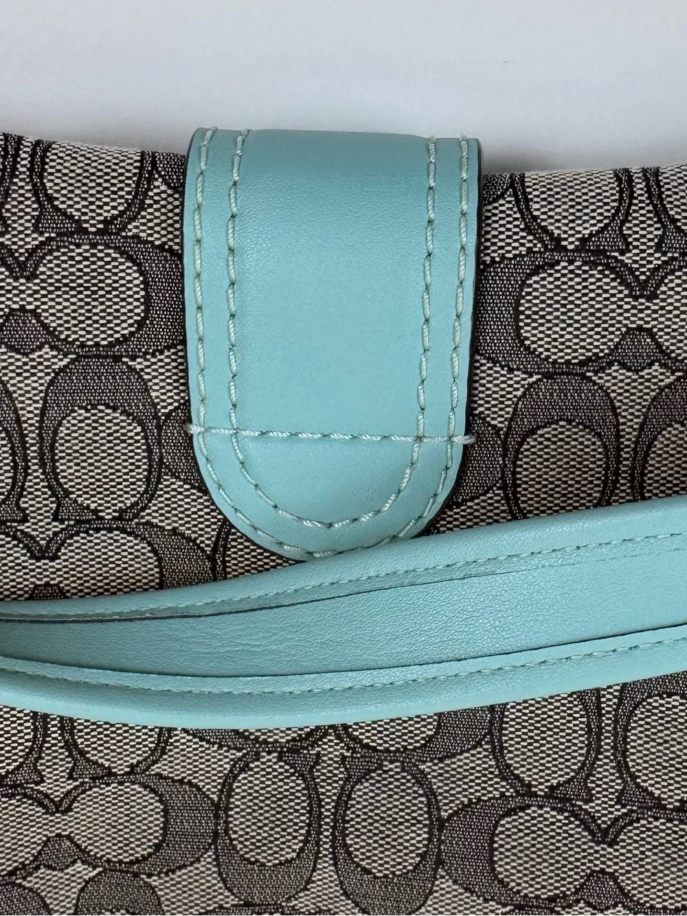 Coach The SoHo Flap Limited Re-Edition 2006 in Jacquard Blue